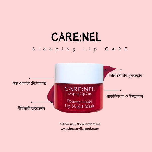 CARE:NEL Pomegranate Lip Night Mask