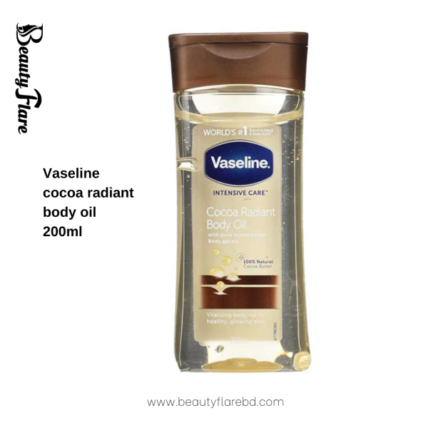 Vaseline Intensive Care Cocoa Radiant Body Oil with Pure Butter - 200ml