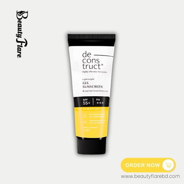 Deconstruct Gel Sunscreen SPF 55+ & PA+++ 50gm