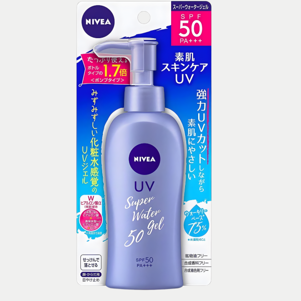 Nivea UV Super Water Gel Sunscreen SPF50 PA+++ 140gm