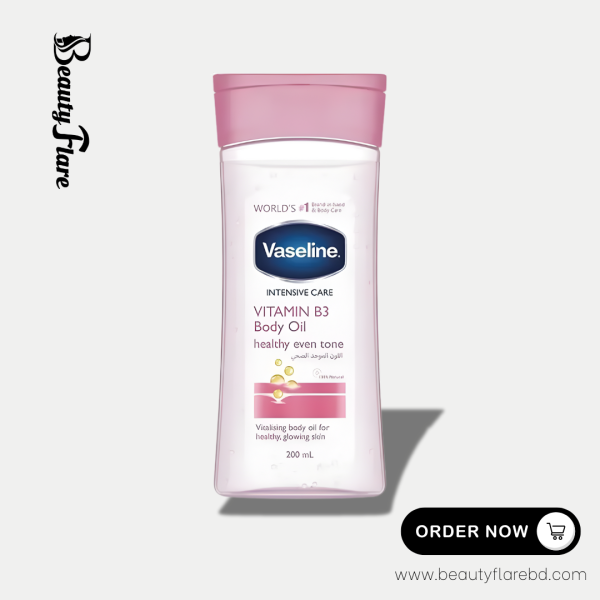 vaseline intensive care vitamin b3 body oil 200ml