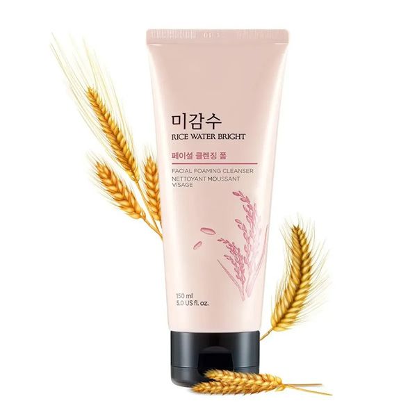 The Face Shop Rice Water Rice Bran Facial Foaming Cleanser (150ml)